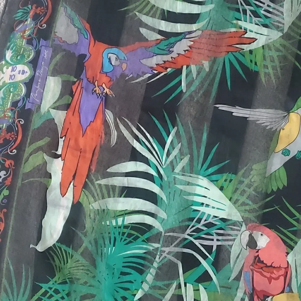 Pangborn Disigns LTD | Tropical Bird Parrot Scarf